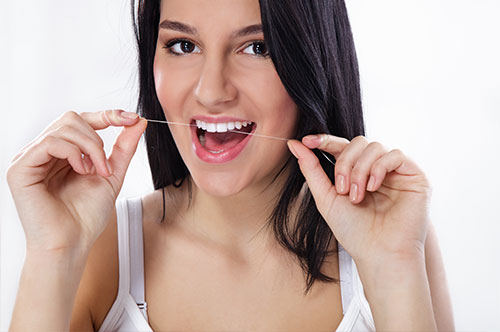 Flossing Each Day Is A Great Resolution!
